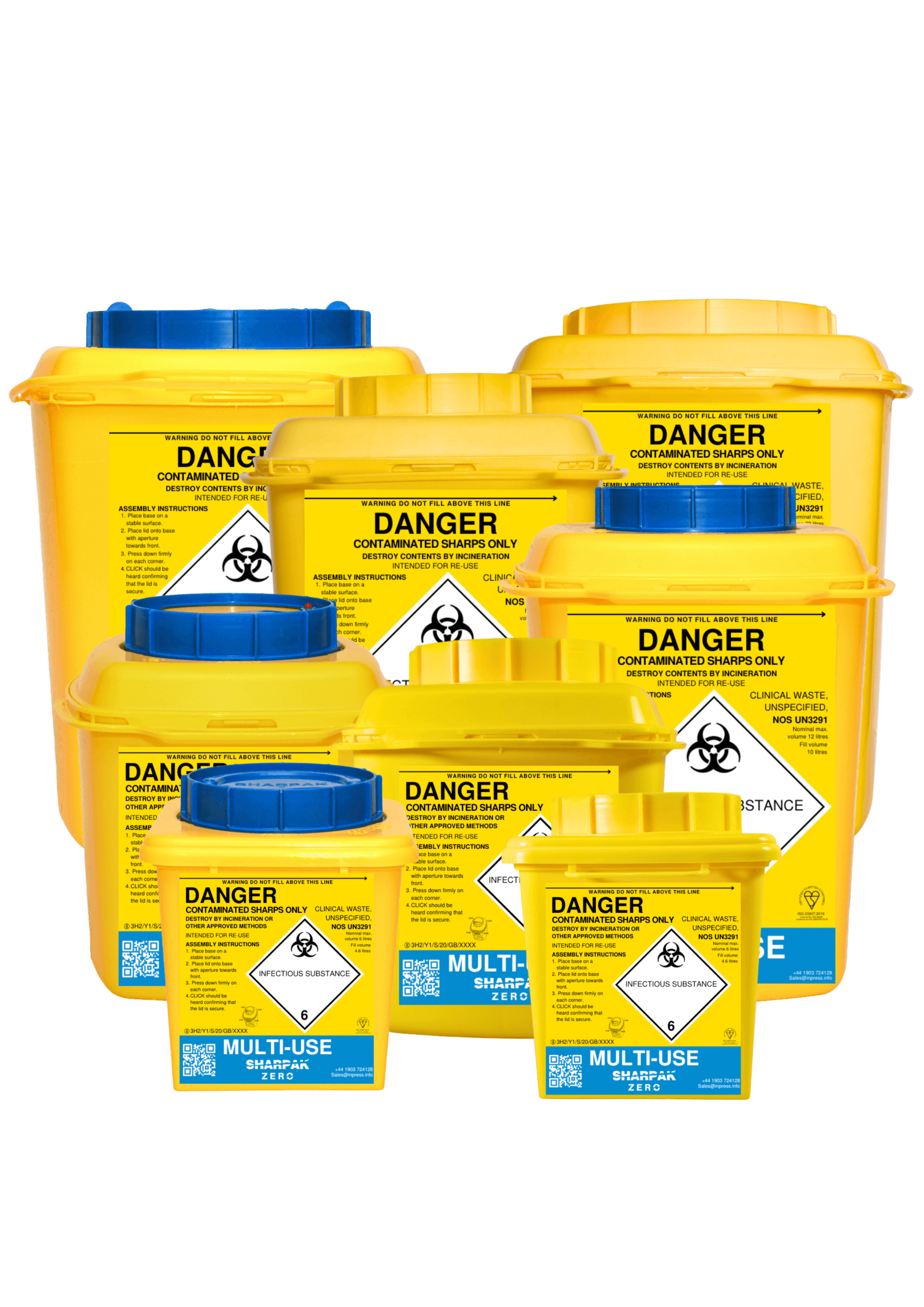 Sharpak product range