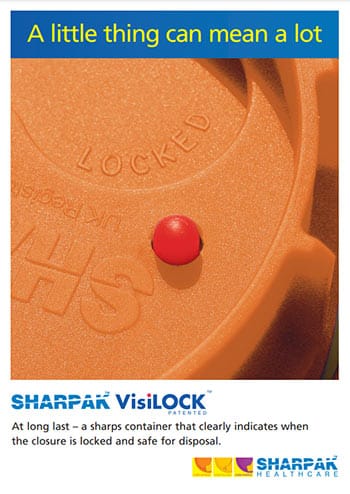 SHARPAK VisiLOCK - Code Orange poster